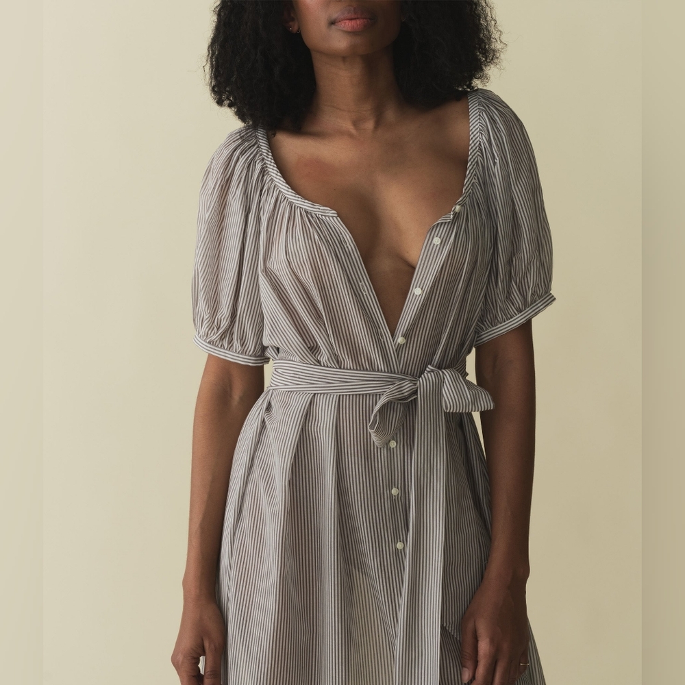 Doen Juno gray stripes